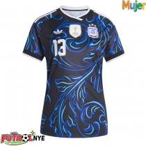 Camiseta Argentina Cristian Romero #13 Visitante Equipación para mujer Mundial 2026 manga corta
